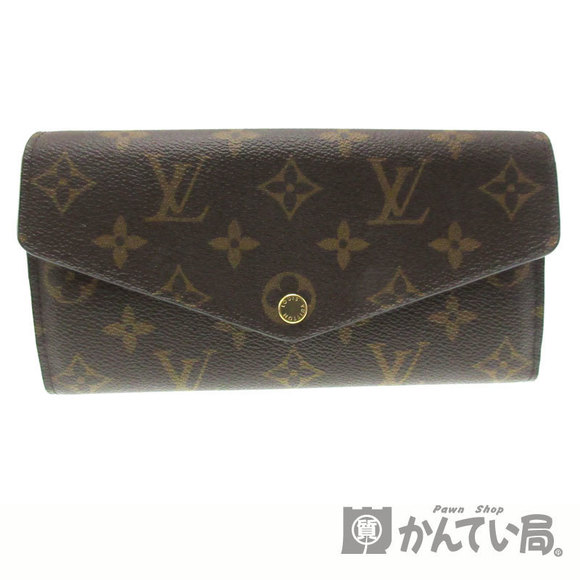 Louis Vuitton Monogram Brown Long Sarah Portefeuille Wallet - Picture 1 of 8